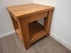 Bijzettafel, Minder dan 55 cm, Gebruikt, Vierkant, Hout