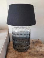 Riviera Maison Puglia Base Lamp met zwarte kap, Huis en Inrichting, Lampen | Tafellampen, Ophalen, Glas, Zo goed als nieuw, Riviera Maison