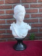 fraaie marmeren buste, Victoriaanse dame, handwerk, Antiek en Kunst, Curiosa en Brocante, Ophalen of Verzenden