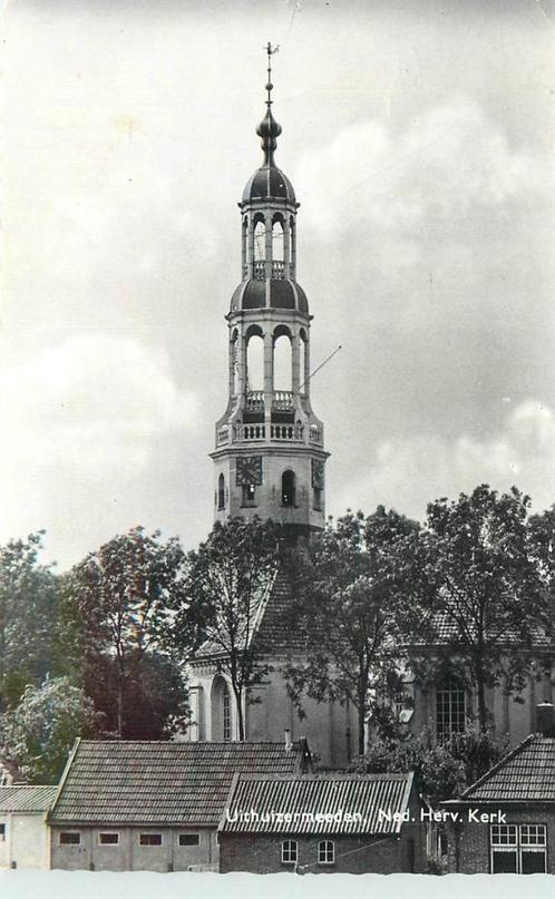 (701-195-003) Uithuizermeeden Ned Herv Kerk, Verzamelen, Ansichtkaarten | Nederland, Groningen, Verzenden