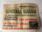 CITROËN DYANE introductie AUTOJOURNAL Special SALON AUTO ‘67, Verzenden, Gelezen, Citroën