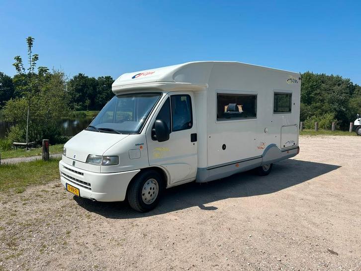 Mooie fiat ducato 2.8 CI Cipro, Caravans en Kamperen, Campers, Particulier, tot en met 4, Half-integraal, Fiat, Fiat, Diesel, Handgeschakeld