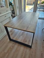 Moderne Rechthoekige Eettafel, Huis en Inrichting, Tafels | Eettafels, Ophalen, 50 tot 100 cm, Zo goed als nieuw, Metaal