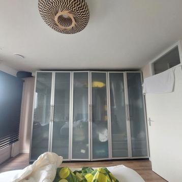 Ikea PAX deuren (6 stuks), melkglas. - afbeelding 1