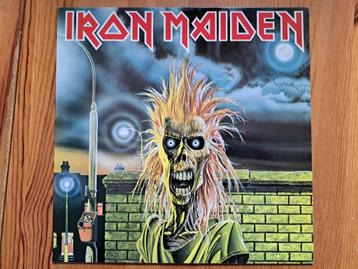 Iron Maiden, LP: Iron Maiden (1980, UK, 1e persing). Topper!