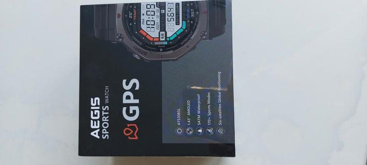 Aegis XS sporthorloge NIEUW IN VERPAKKING. Nieuwprijs €170,-, Sieraden, Tassen en Uiterlijk, Sporthorloges, Nieuw, Android, Zwart