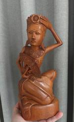 Balinese Danser Houtsnijwerk Art Deco Indonesië kebyar duduk, Antiek en Kunst, Kunst | Beelden en Houtsnijwerken, Ophalen of Verzenden
