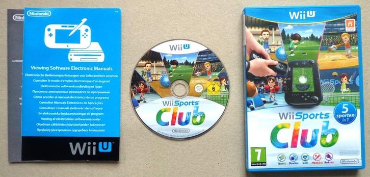 Wii U Wii Sports Club voor de Nintendo Wii-U, Spelcomputers en Games, Games | Nintendo Wii U, Zo goed als nieuw, Sport, 1 speler