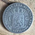 1 gulden 1859 Willem III, Ophalen, 1 gulden, Koning Willem III, Zilver