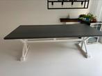 Eettafel 230 x 110 cm + verlengstuk 150 cm, Ophalen, Gebruikt, 100 tot 150 cm, 200 cm of meer