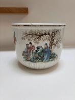 Vintage grote Chinese bloempot, Tuin en Terras, Rond, Ophalen of Verzenden, Zo goed als nieuw, Minder dan 25 cm