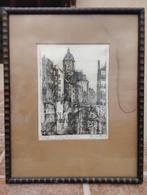 Oude litho Amsterdam, Ophalen of Verzenden