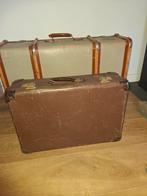 Oude donkerbruine reiskoffer - 51x16x36 cm, Huis en Inrichting, Ophalen, Gebruikt