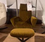 Relaxfautieul Kebe Ontario velvet mos groen met hocker