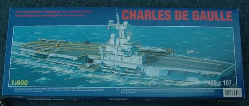 Plastic modelkit van Aircraft Carrier Charles de Gaulle., Hobby en Vrije tijd, Modelbouw | Boten en Schepen, Nieuw, 1:200 of kleiner