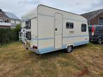 Lichtgewicht caravan met vast stapelbed, Bedrijf, Treinzit, Kachel, Tot en met 6
