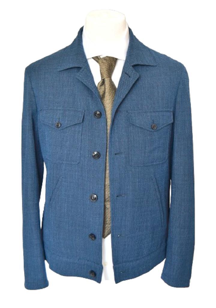 Nieuwe Thomas Henderson coat, jacket, blauw, Mt. 48 / M, Kleding | Heren, Kostuums en Colberts, Nieuw, Maat 48/50 (M), Blauw, Verzenden