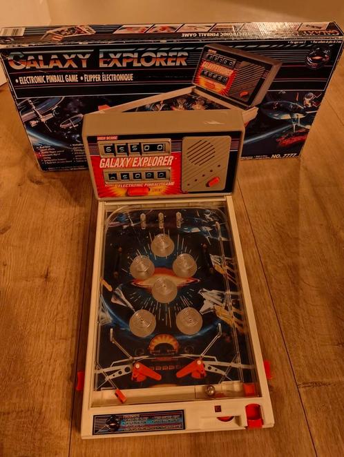 Galaxy explorer electronic pinball game flipperkast mini, Verzamelen, Automaten | Flipperkasten, Zo goed als nieuw, Flipperkast