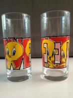 Drinkglazen looney tunes tweety, Looney Tunes, Ophalen of Verzenden, Zo goed als nieuw, Beeldje of Figuurtje