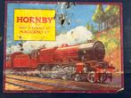 Hornby Meccano O-gauge tinplate treinset locomotief + rails, Overige merken, Gelijkstroom, Verzenden, Gebruikt