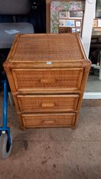 Rotan Ladekast - Vintage Stijl, Huis en Inrichting, Kasten | Ladekasten, Ophalen, Overige materialen, Minder dan 50 cm, Gebruikt