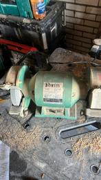 Ferm slijpmachine, Doe-het-zelf en Verbouw, Gereedschap | Slijpmachines, Ophalen, Gebruikt, Minder dan 700 watt, Werkbankslijpmachine