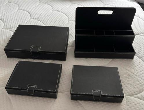 IKEA Rissla Opbergdozen + Bureau Organizer, Huis en Inrichting, Woonaccessoires | Overige, Zo goed als nieuw, Ophalen of Verzenden