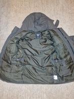 Leger groen parka jas maat xs, ritsaansluiting kapot, Kleding | Heren, Ophalen, Zo goed als nieuw, Pure White, Groen