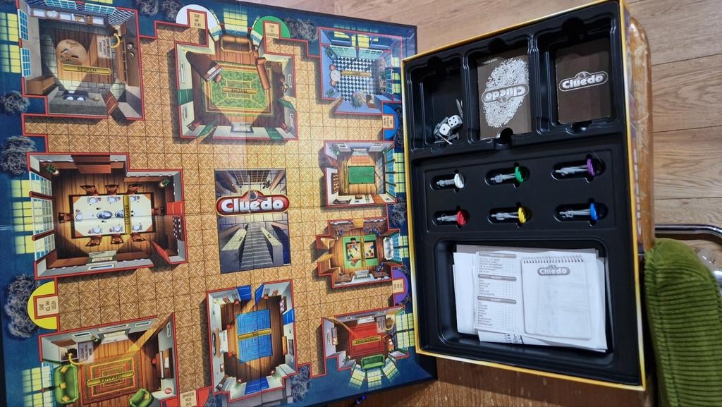 Cluedo gezelschapsspel - Wie heeft het gedaan?, Vijf spelers of meer, Ophalen, Gebruikt, Parker