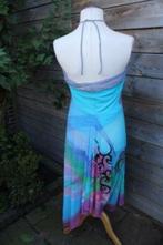 Jurk aqua/ rose Sunflair mt 46 a-sym Vaste prijs, Kleding | Dames, Blauw, Maat 46/48 (XL) of groter, Ophalen of Verzenden, Zo goed als nieuw