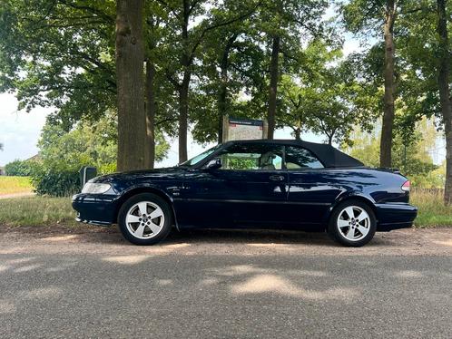 Saab 9-3 2.0 Turbo S Cabrio AUT 2000 Blauw, Auto's, Saab, Particulier, Saab 9-3, LPG, Cabriolet, Automaat, Geïmporteerd, Blauw