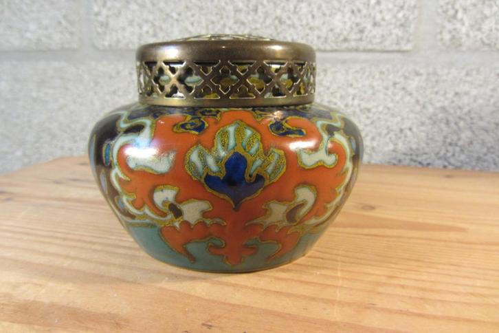 Rozensteker (plateel) van de Zuid-Holland, Gouda, Antiek en Kunst, Antiek | Keramiek en Aardewerk, Ophalen of Verzenden