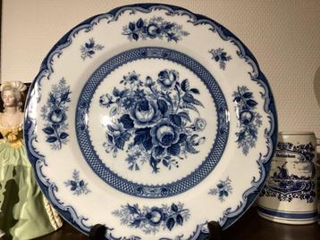 Delfs Blauw Wandbord Bleu Rose - Gaaf! beschikbaar voor biedingen