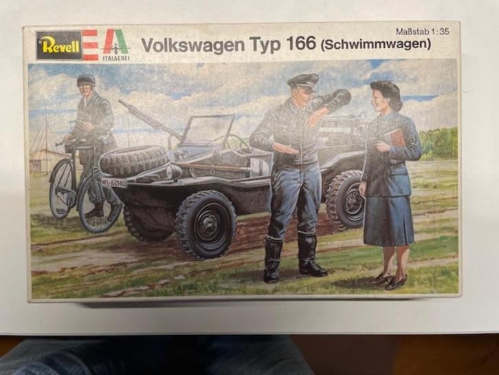Bouwdoos 1:35 Revell H2134 Volkswagen Typ166, Hobby en Vrije tijd, Modelbouw | Auto's en Voertuigen, Nieuw, Auto, 1:32 tot 1:50