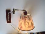 Vintage Retro Zwenkarm wandlamp jaren 60 70, Ophalen of Verzenden, Gebruikt