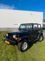 Jeep Wrangler 2.5 I Soft TOP 2003 Zwart in nette staat!, 450 kg, 74 €/maand, 118 pk, 4 cilinders