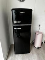 Amica Retro Koelkast Zwart, Witgoed en Apparatuur, Ophalen, Gebruikt, 100 tot 150 liter, 160 cm of meer
