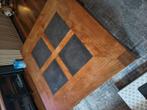 Teakhout salontafel, Huis en Inrichting, Ophalen, Strak modern, Gebruikt, 100 tot 150 cm