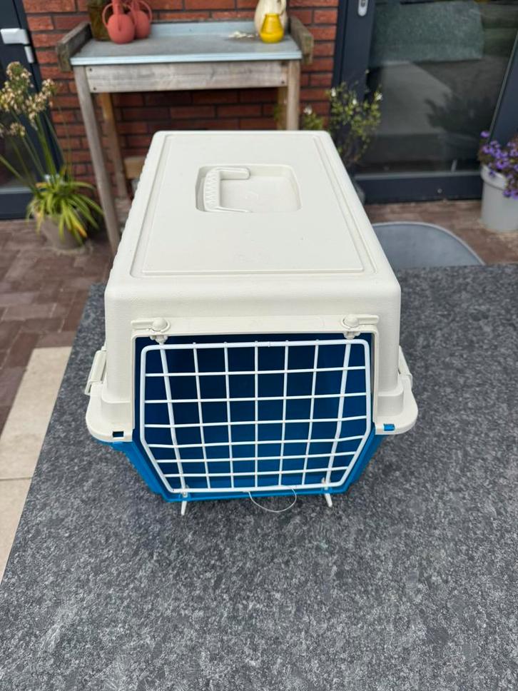 Katten reismand en kattenbak, Dieren en Toebehoren, Kattenbakken, Gebruikt, Ophalen