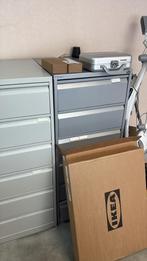 Metalen ladekast Bisley, Ophalen, Gebruikt, 100 tot 150 cm, 50 tot 100 cm