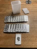 Tube zilver, 20 x 1 Oz 2025 Dragon Australië (rectangular), Ophalen of Verzenden, Zilver