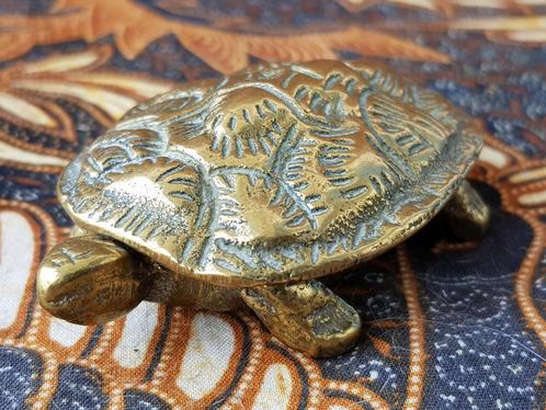 Mooi antiek schildpad doosje uit Engeland voor lucifers., Antiek en Kunst, Antiek | Koper en Brons, Koper, Ophalen of Verzenden