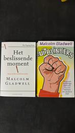 2 x Malcolm Gladwell - Beslissende moment Uitblinkers, Boeken, Ophalen of Verzenden, Zo goed als nieuw, Malcolm Gladwell