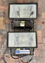 2 stuks F.A.E.B. COMBAT E40 400W bouw- en terreinverlichting, Ophalen, Gebruikt, 200 tot 500 watt, Lamp met armatuur