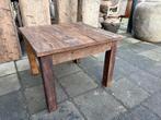 Stoere tafel gemaakt van Old Wood - AANBIEDING!, Vierkant, Nieuw, 55 tot 75 cm, Nvt