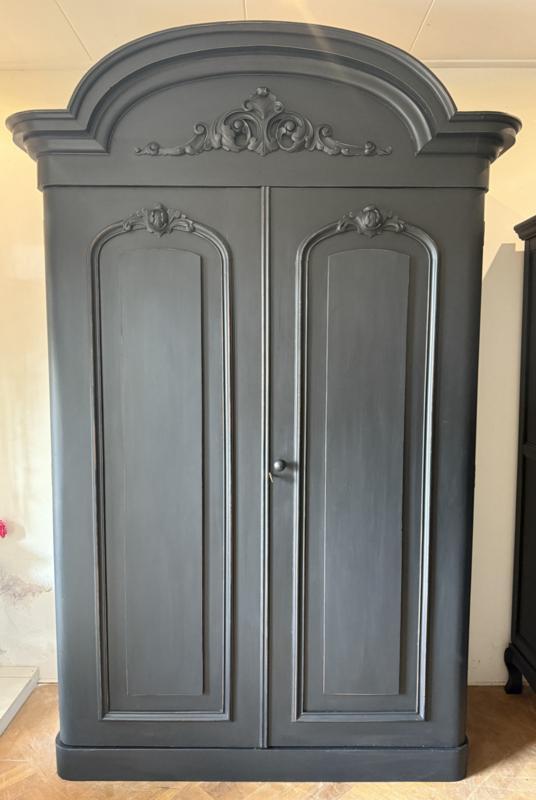 Grote antieke kast, vintage kledingkast incl. bezorgen VdlM, Huis en Inrichting, Kasten | Ladekasten, Zo goed als nieuw, 200 cm of meer
