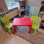 ikea mammoet tafel en stoeltjes, Kinderen en Baby's, Kinderkamer | Tafels en Stoelen, Gebruikt, Ophalen