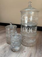 Driedelige voorraadpot La Cucina set van Riviera Maison, Huis en Inrichting, Woonaccessoires | Etagères, Ophalen, Zo goed als nieuw