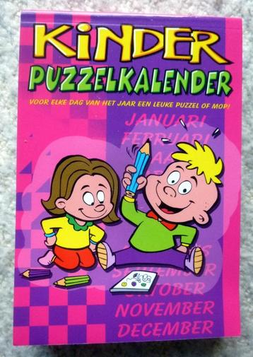 kinder puzzelkalender - voor elke dag 1 puzzel - nieuw beschikbaar voor biedingen