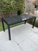 Hardstenen tuintafel - Stijlvol en duurzaam, Tuin en Terras, Ophalen, Gebruikt, Rechthoekig, Metaal